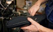 Adding the sole to a pair of Red Wing Work Boots